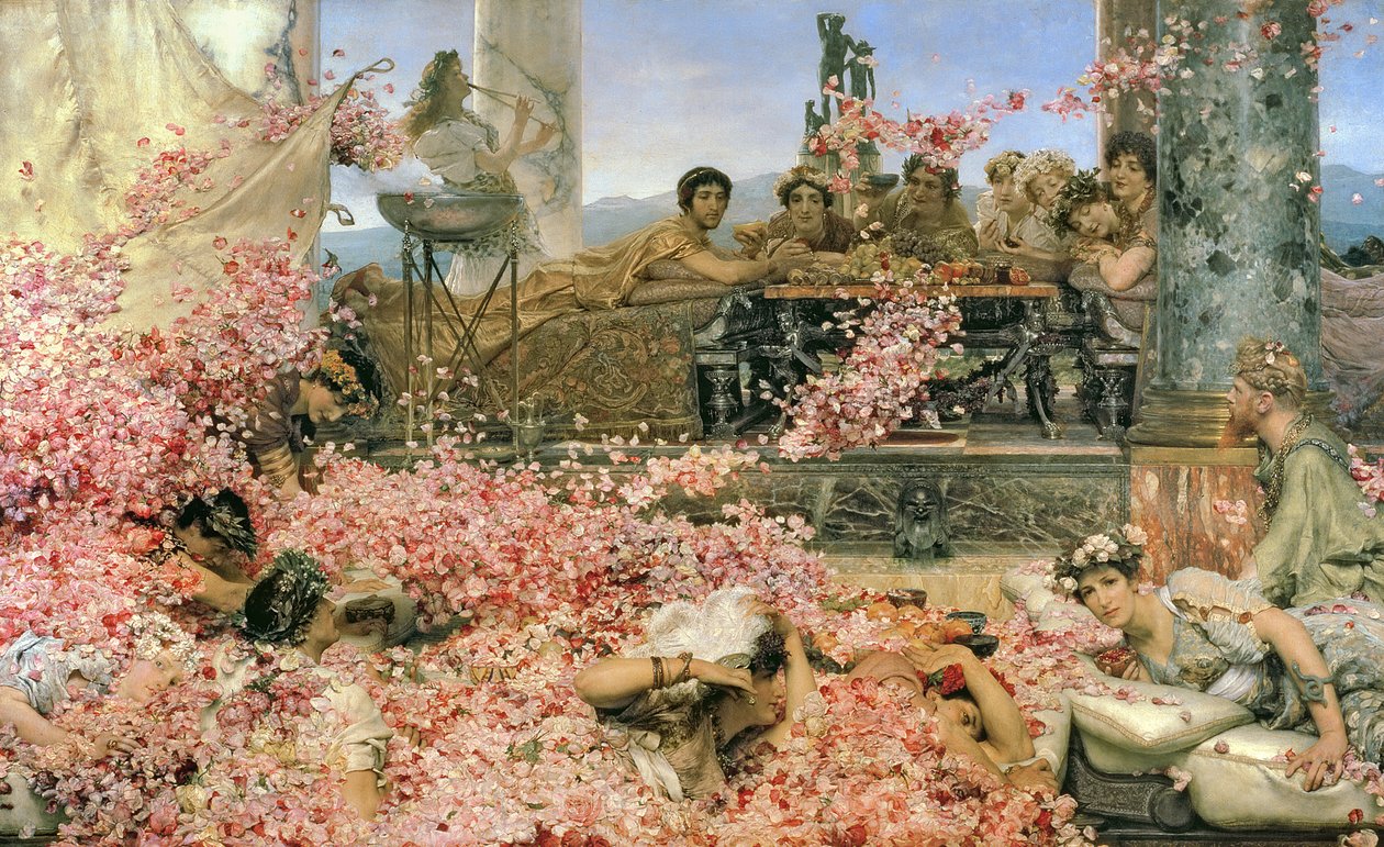 Róże Heliogabal, 1888 autorstwa Lawrence Alma Tadema
