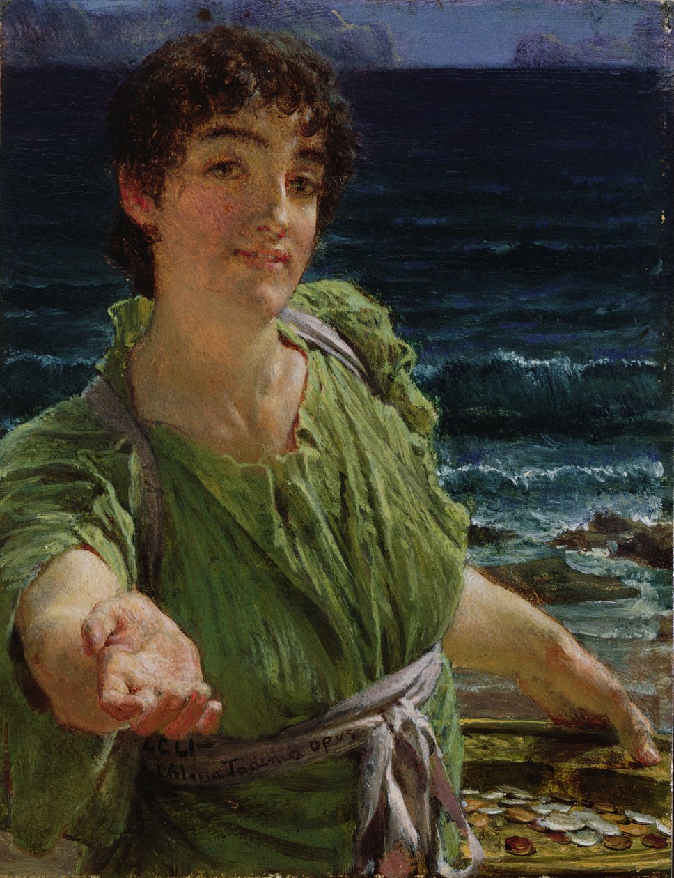 Twarz, 1883 autorstwa Lawrence Alma Tadema
