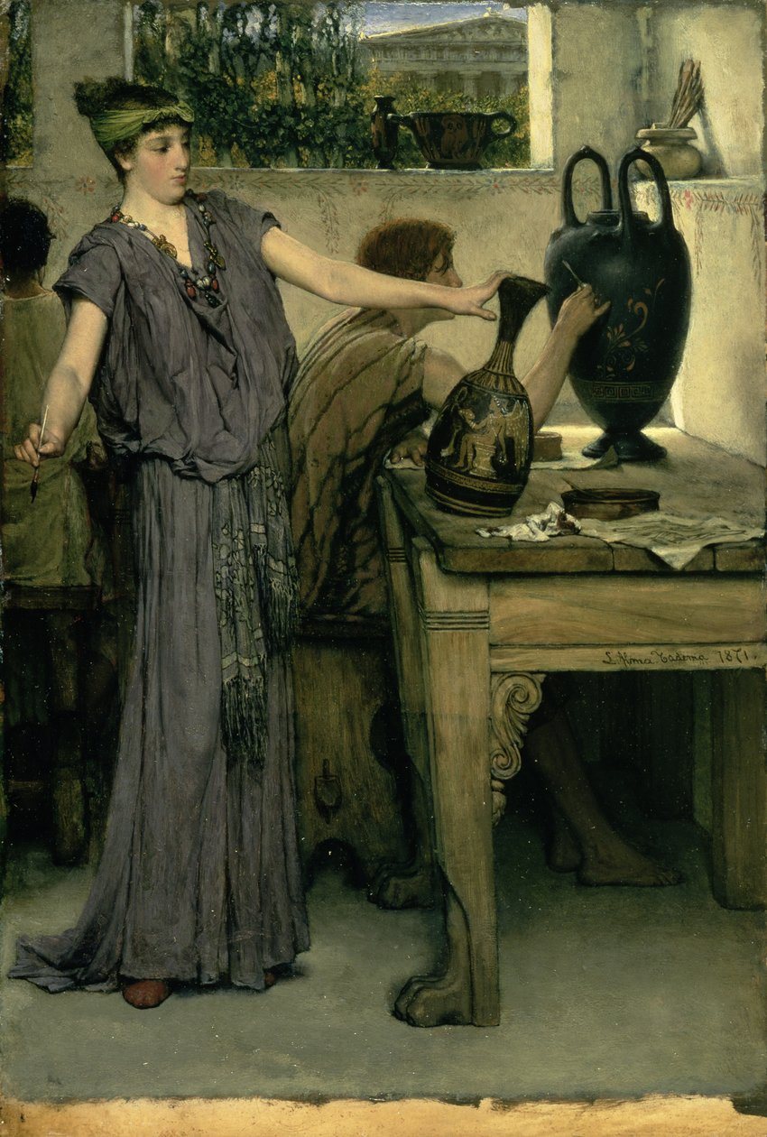 Etruscy malarze wazowi autorstwa Lawrence Alma Tadema