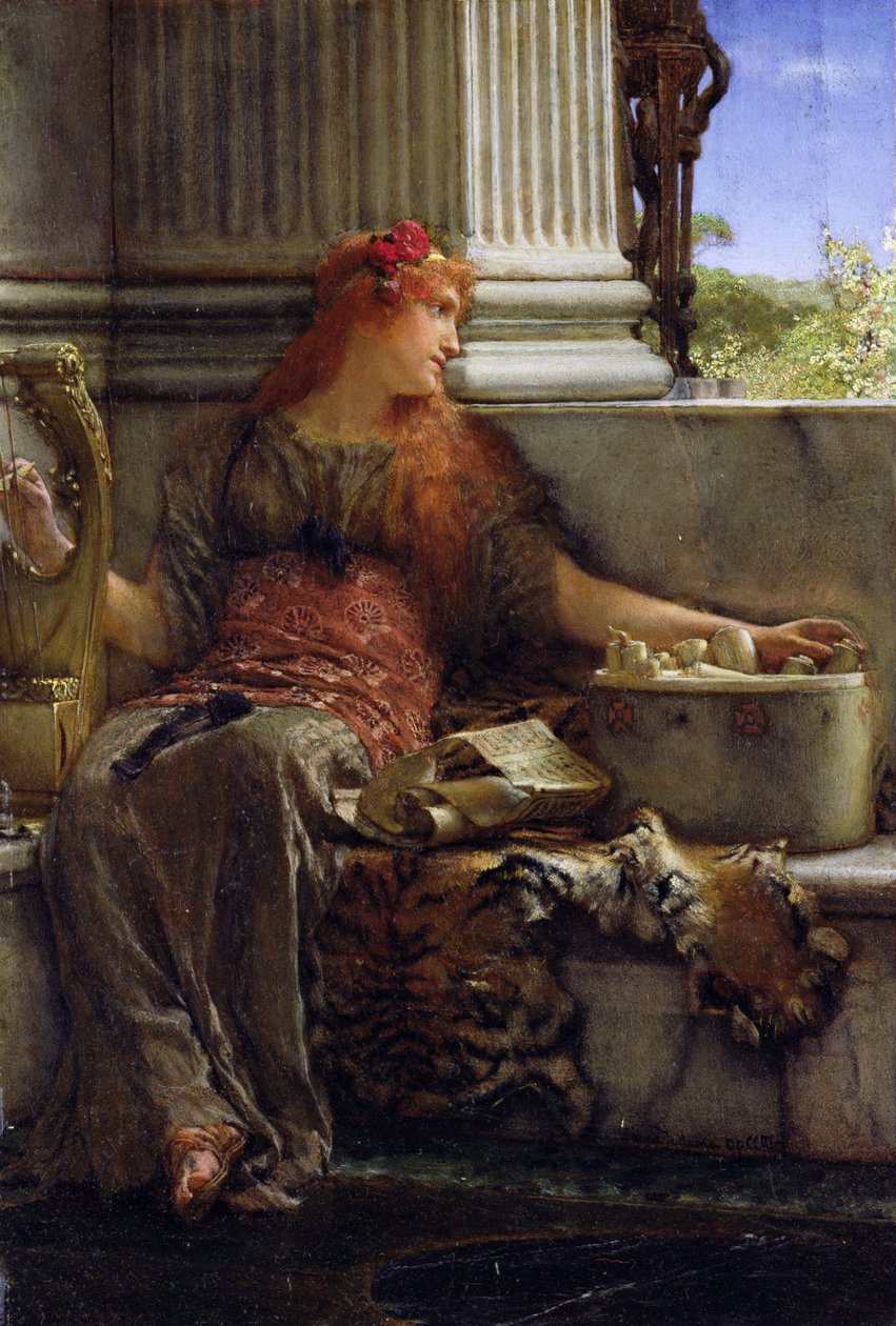 Poezja autorstwa Lawrence Alma Tadema