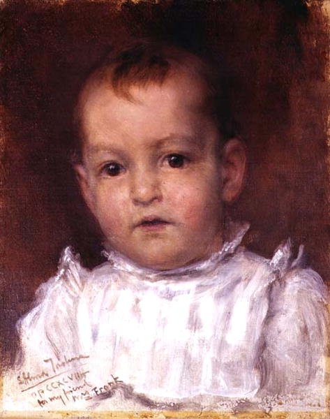 Portret Mistrza Johna Alfreda Parsonsa Milleta autorstwa Lawrence Alma Tadema
