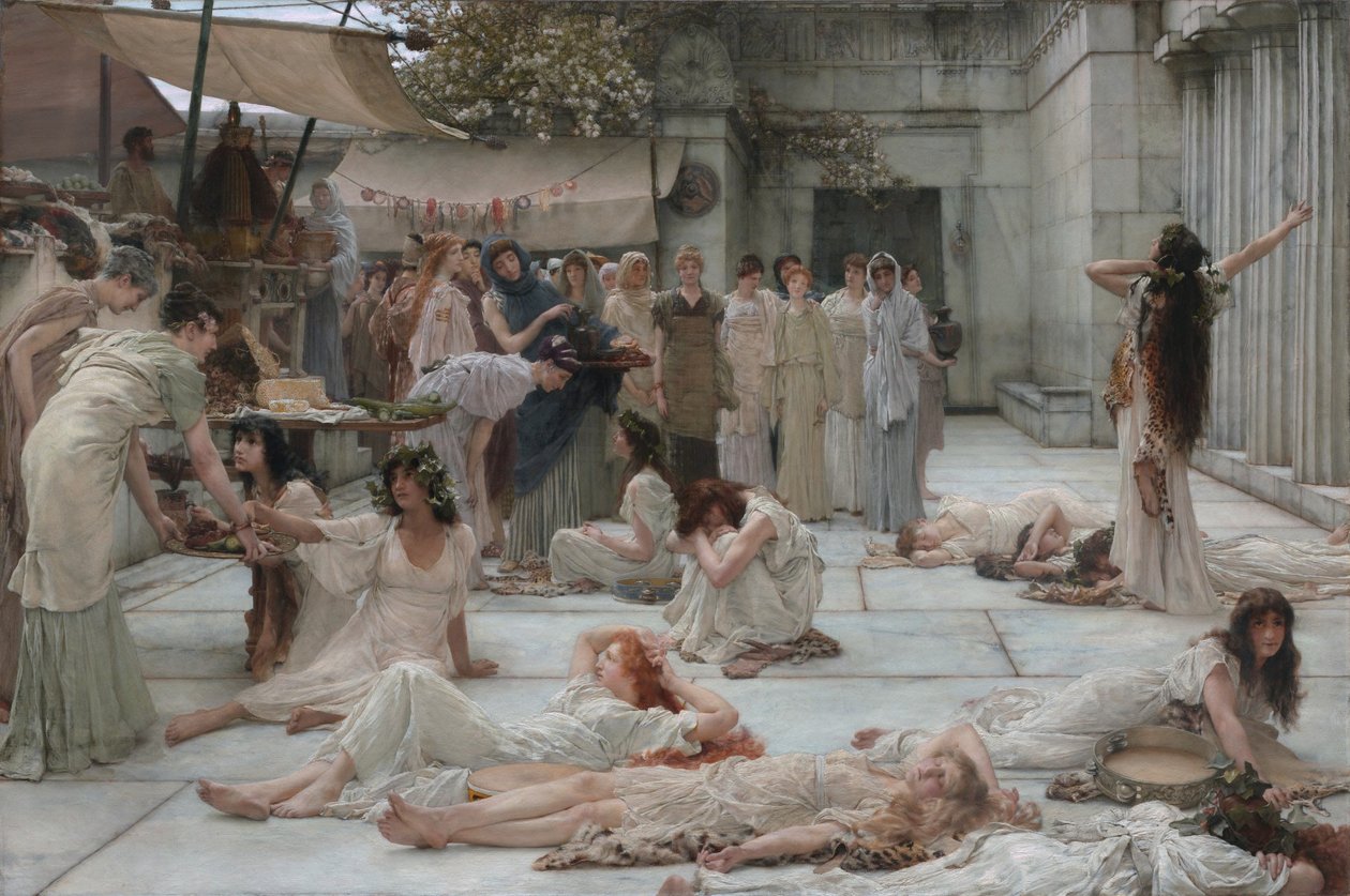 Kobiety z Amfissy autorstwa Lawrence Alma-Tadema