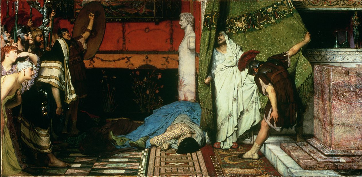 Cesarz rzymski, 41 rne - Klaudiusz autorstwa Lawrence Alma Tadema