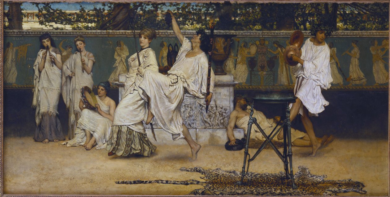 Bachanalia, 1871 autorstwa Lawrence Alma Tadema