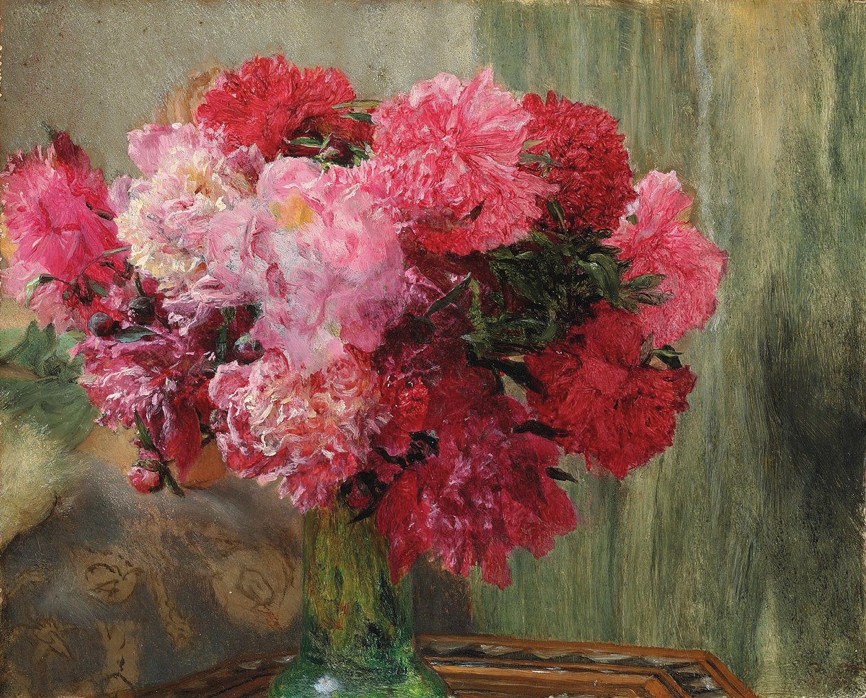 Piwonie japońskie autorstwa Lawrence Alma Tadema