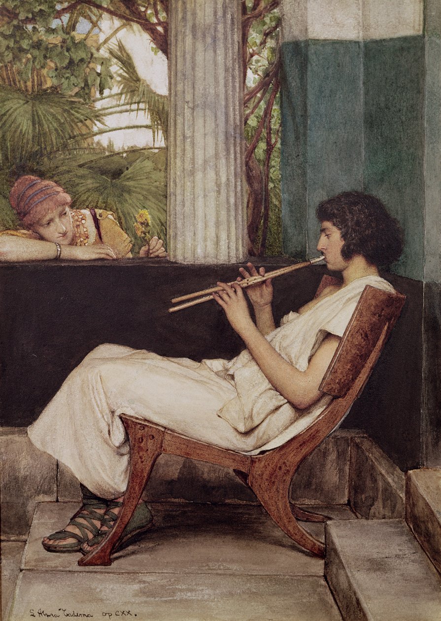 Muzyka Hath Charms autorstwa Lawrence Alma Tadema