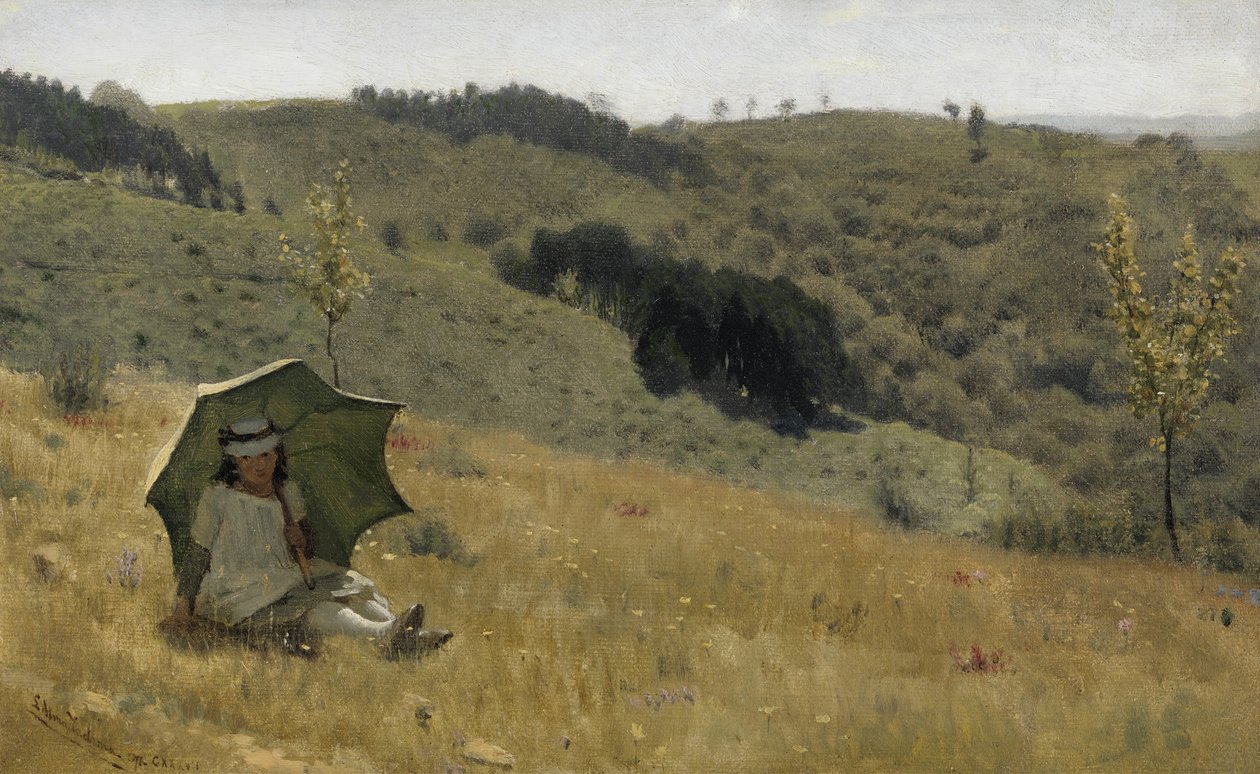 Słoneczne dni, 1874 olej na płótnie autorstwa Lawrence Alma Tadema