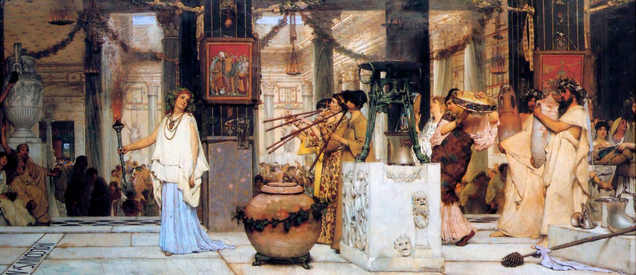 Festiwal Vintage autorstwa Lawrence Alma Tadema