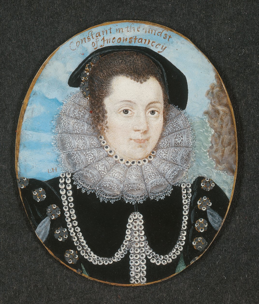 Margaret Clifford (ok.1560-1616) hrabina Cumberland autorstwa Lawrence Hilliard