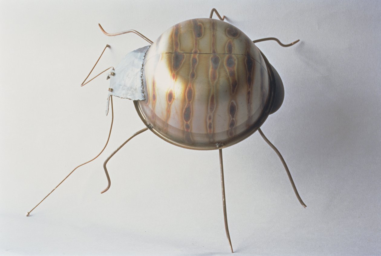 Biegacz, 1995 (metal) autorstwa Lawrie Simonson