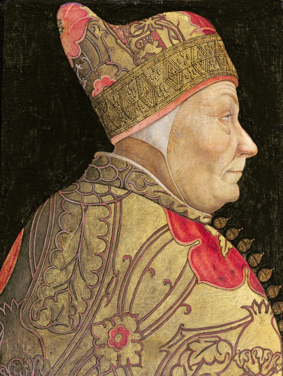 Doża Francesco Foscari, 1460 autorstwa Lazzaro Bastiani