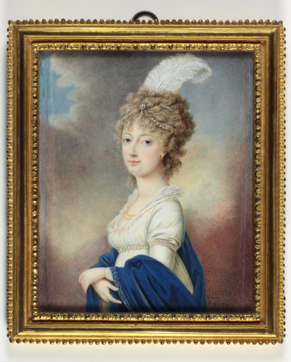Marie-Therese-Charlotte, księżna Angouleme (emalia) autorstwa Le Chevalier De Beaumont