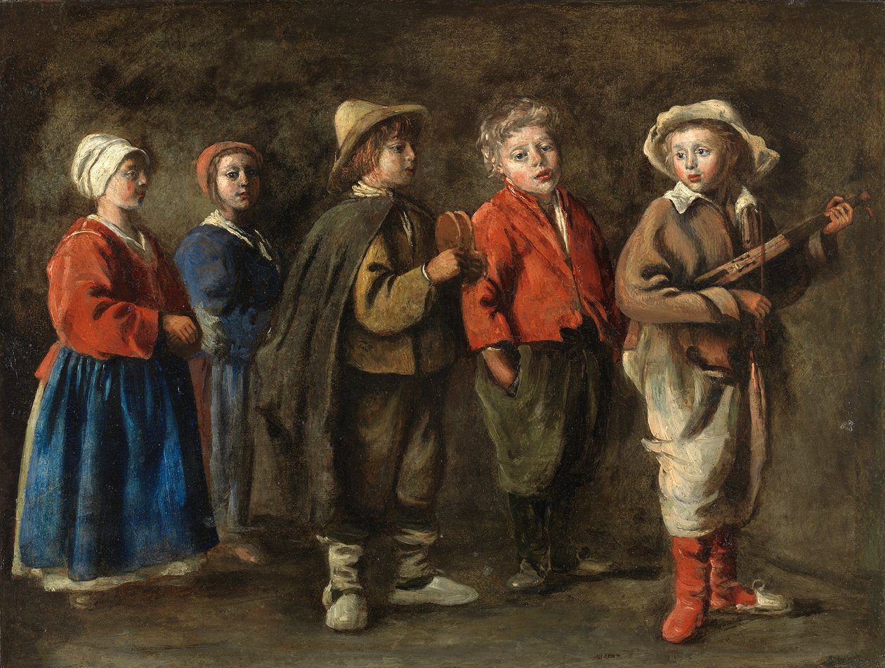 Antoine Le Nain - Młodzi muzycy, ok. 1640 r. autorstwa Le Nain Brothers