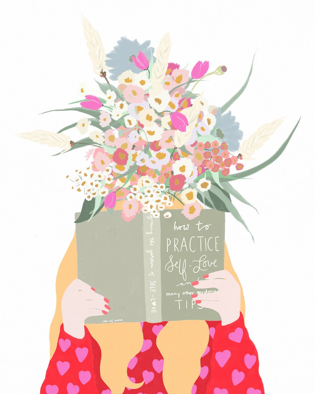 Self Care, ok. 2019 r. (media mieszane) autorstwa Leah Straatsma