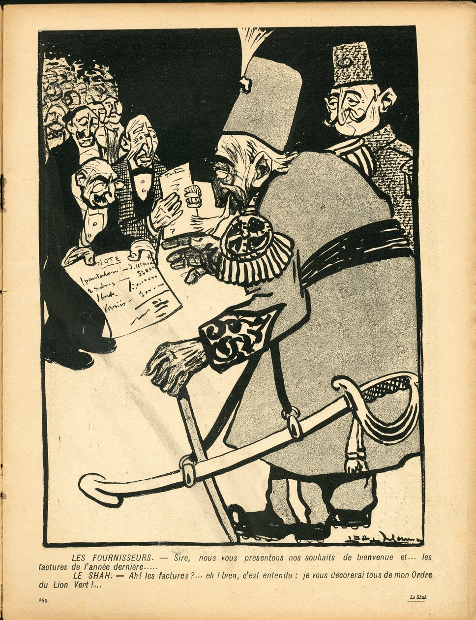 Talerz Masłowy”, nr 225, Satyryczne w Kolorach autorstwa Leal de Camara