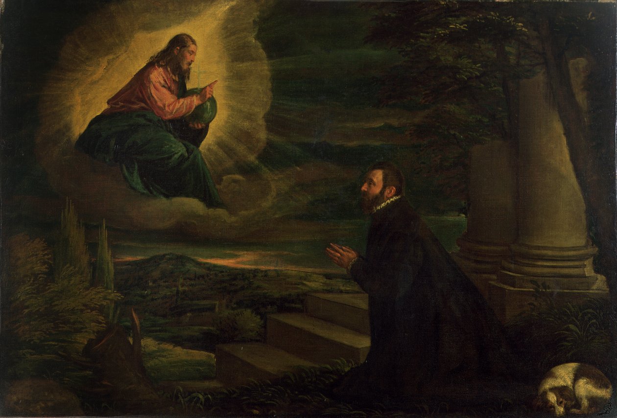 Chrystus ukazujący się szlachcicowi, ok. 1580 autorstwa Leandro da Ponte Bassano