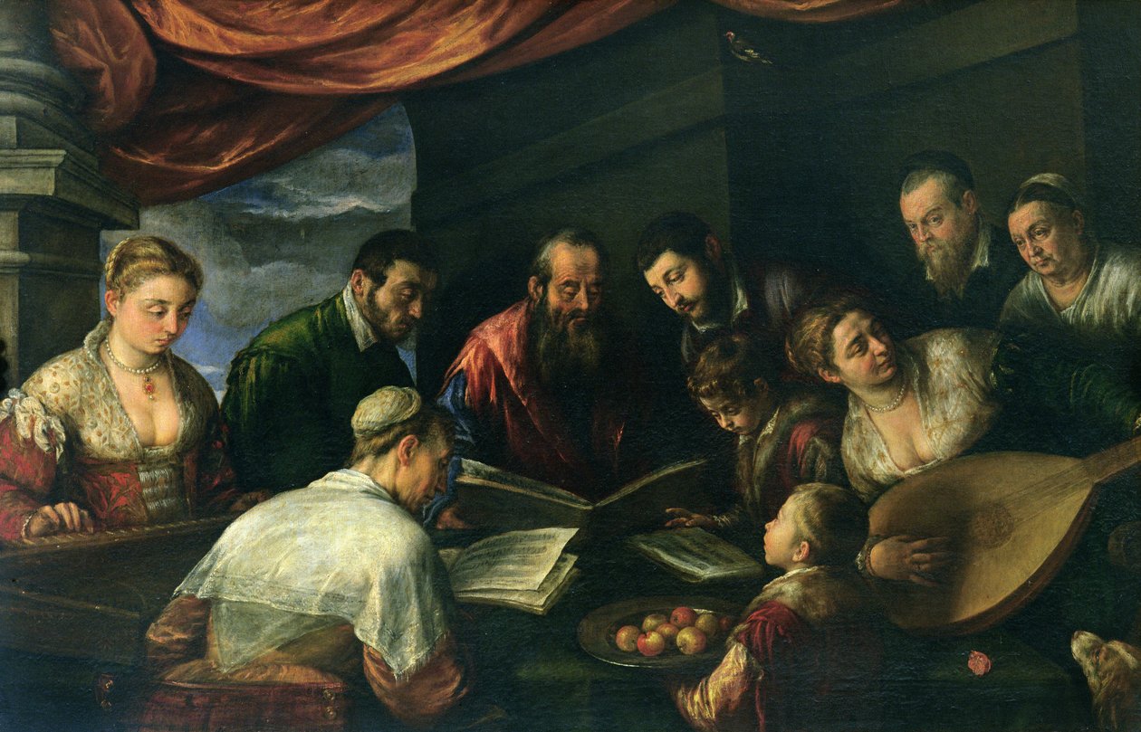 Koncert, ok. 1590 r. autorstwa Leandro da Ponte Bassano