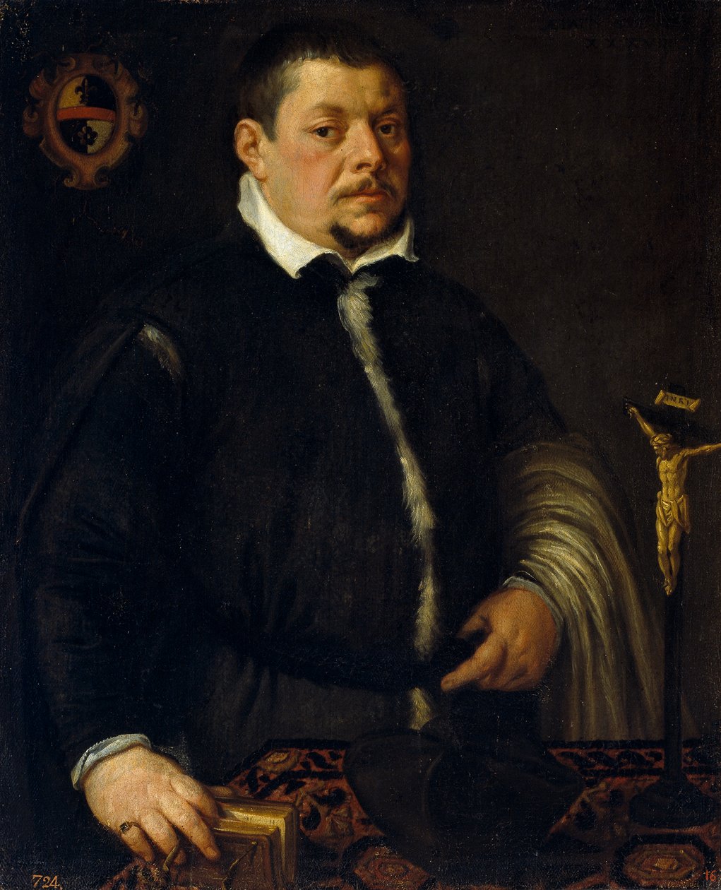 Sędzia z krucyfiksem autorstwa Leandro Bassano