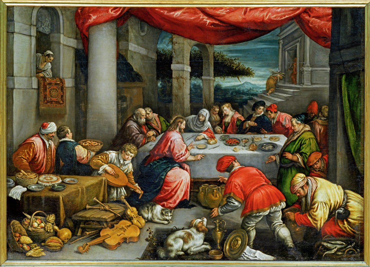 Les Noces de Cana - Wesele w Cana ... autorstwa Leandro da Ponte Bassano