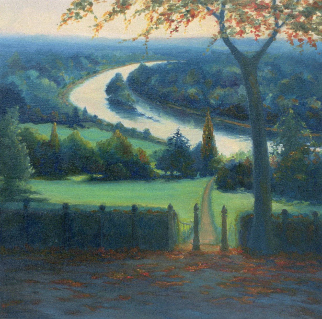 Ze wzgórza, 2001 Petersham Meadow autorstwa Lee Campbell