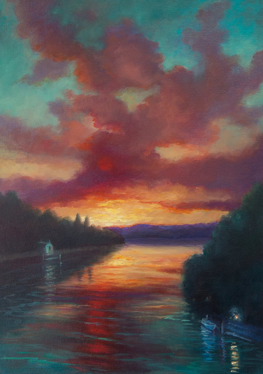 Wschód słońca w Richmond, 2017, autorstwa Lee Campbell