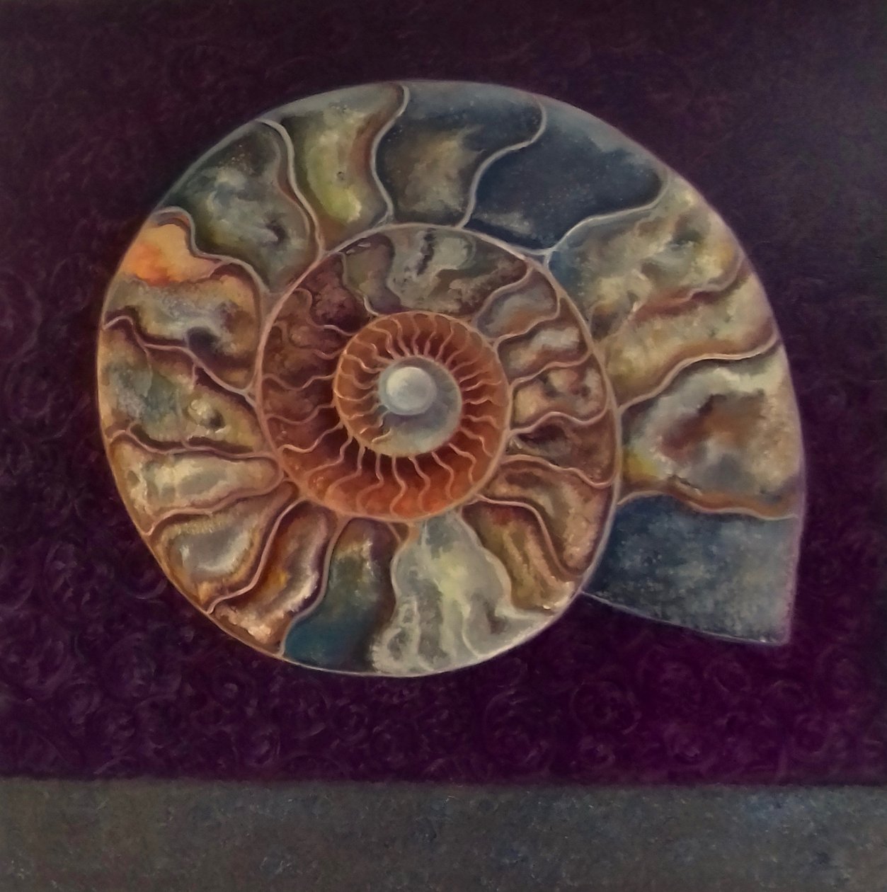 Amonit, Magenta, 2021 autorstwa Lee Campbell