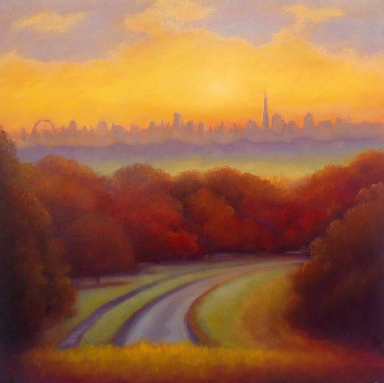 Park Richmond Jesienny Świt, 2023 autorstwa Lee Campbell
