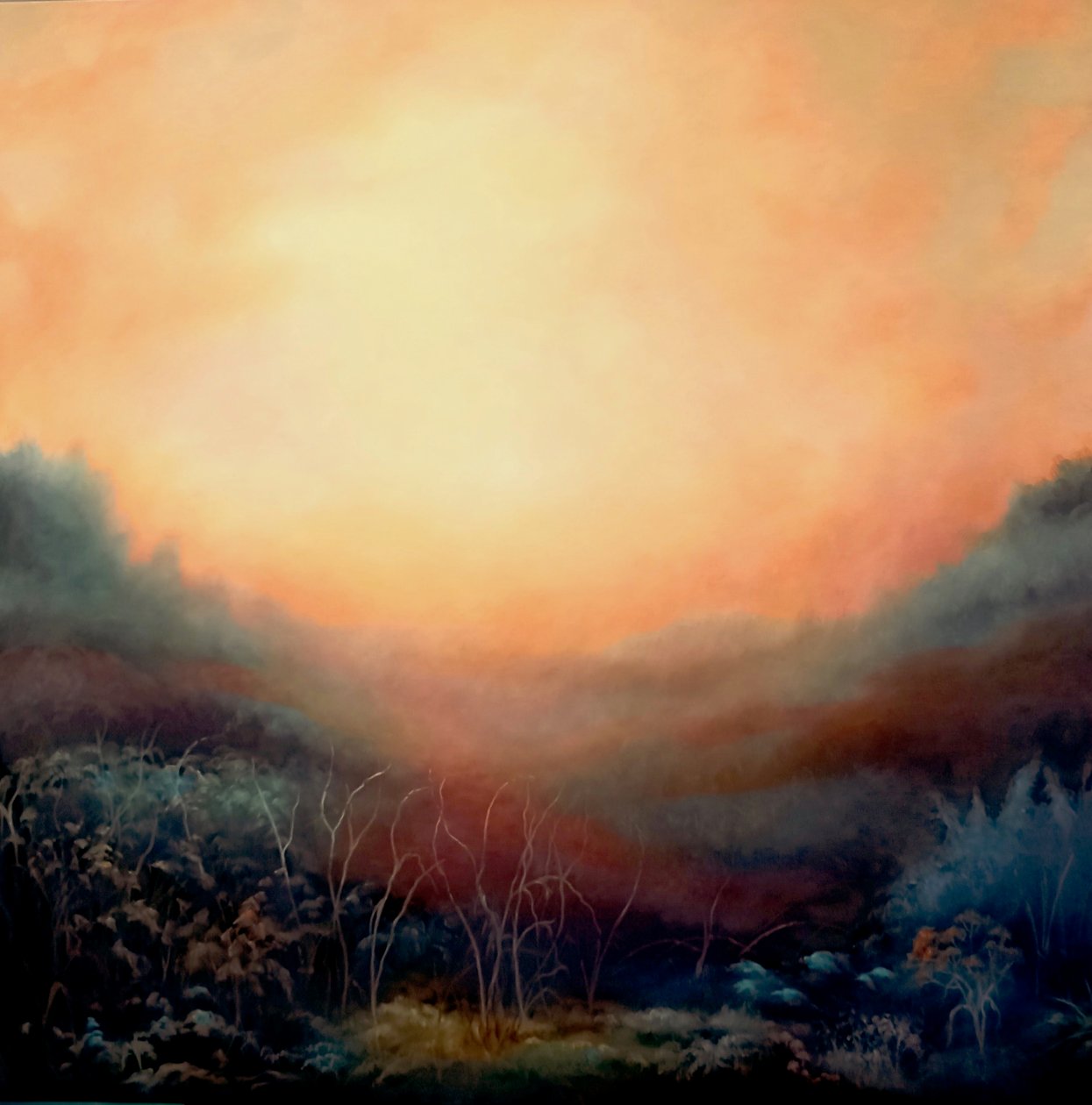 Proroctwo - Poza Heath, 2021 (olej na płótnie) autorstwa Lee Campbell