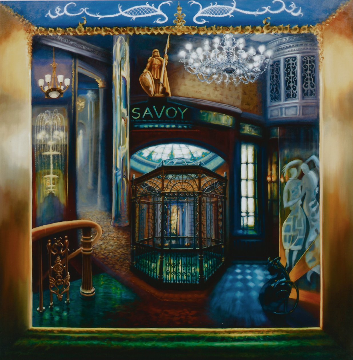 Savoy Hotel, 2010 Wnętrze Savoy, Kaspar Kot autorstwa Lee Campbell