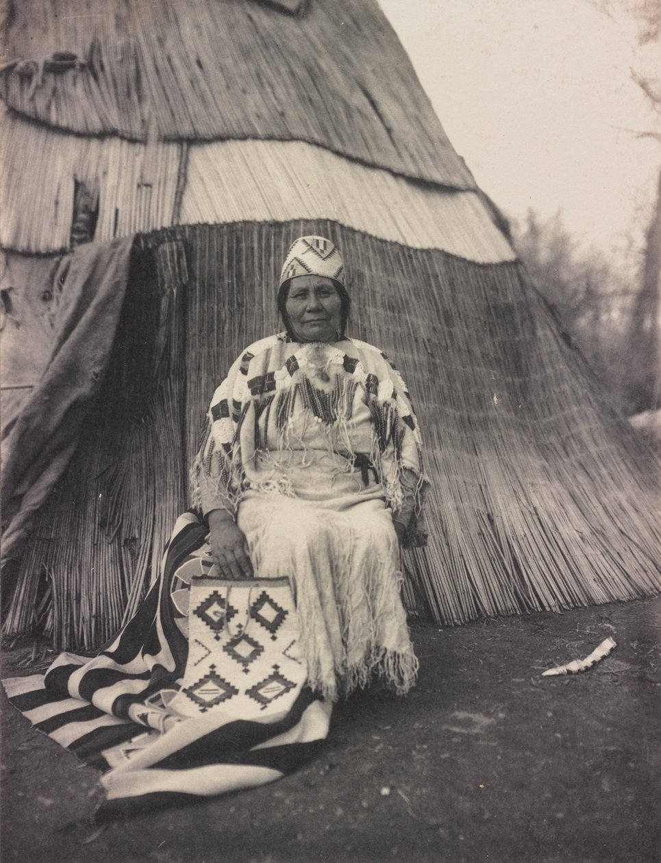 Edna Kash-kash, Indianka z Cayuse autorstwa Lee Moorhouse