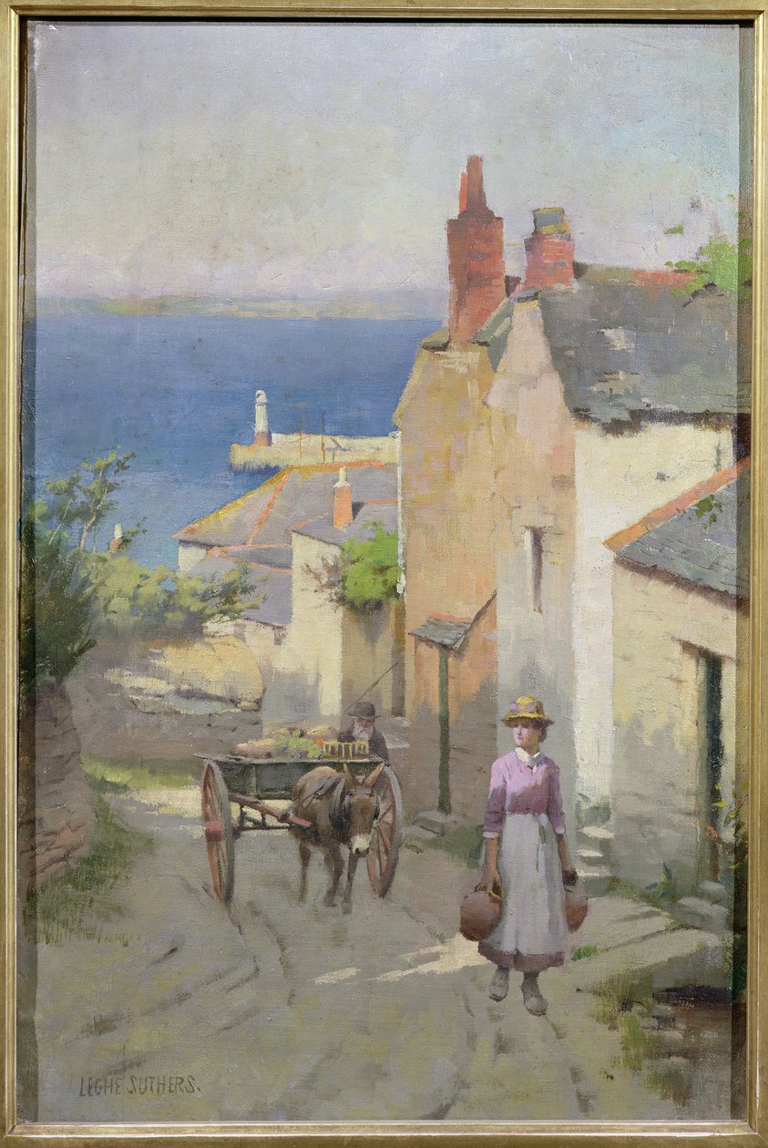 Newlyn z dołu sztolni, 1886-94 autorstwa Leghe Suthers