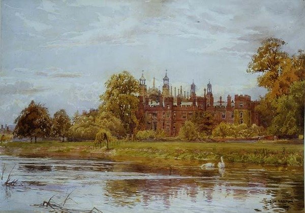 Eton College z rzeki autorstwa Leigh Sampson