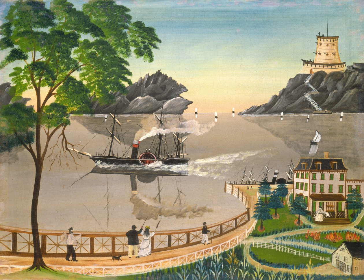US Mail Boat, 1855 lub nowszy. autorstwa Leila Bauman