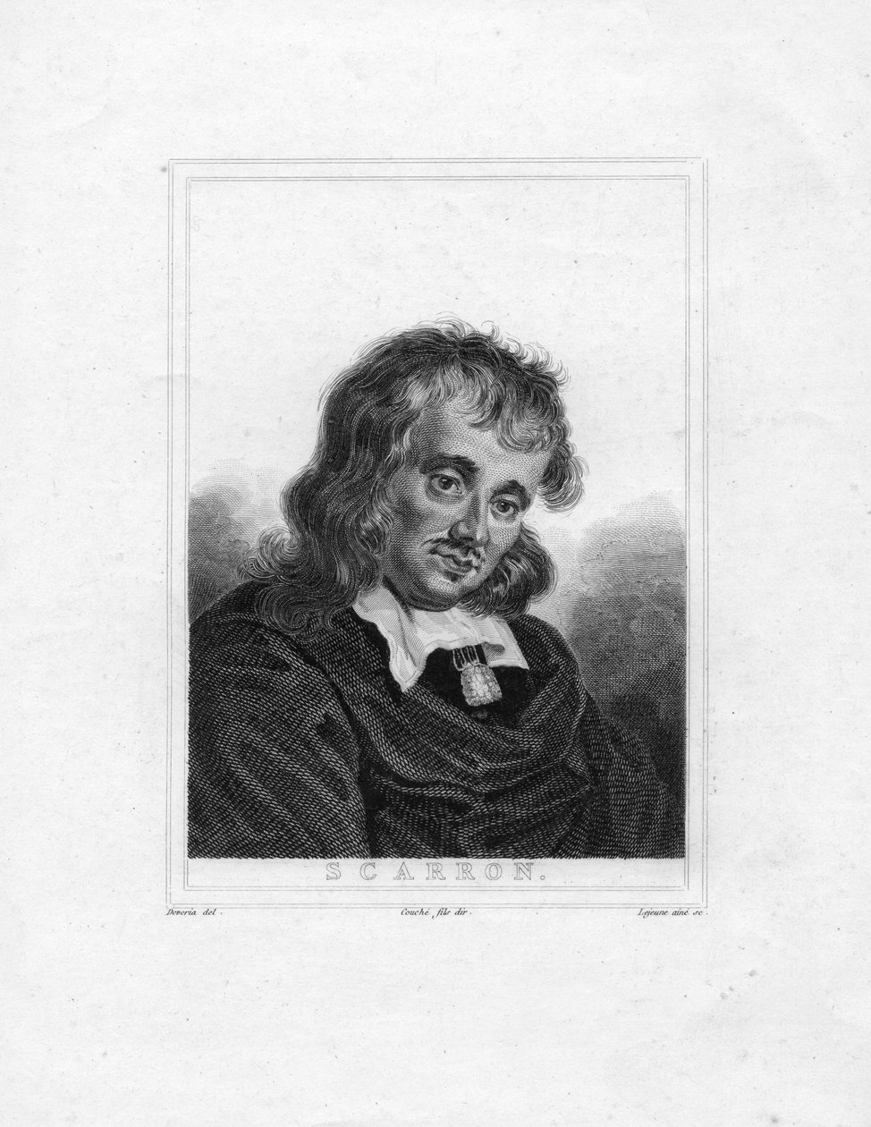 wyryty portret autorstwa «Lejeune» d Devéria