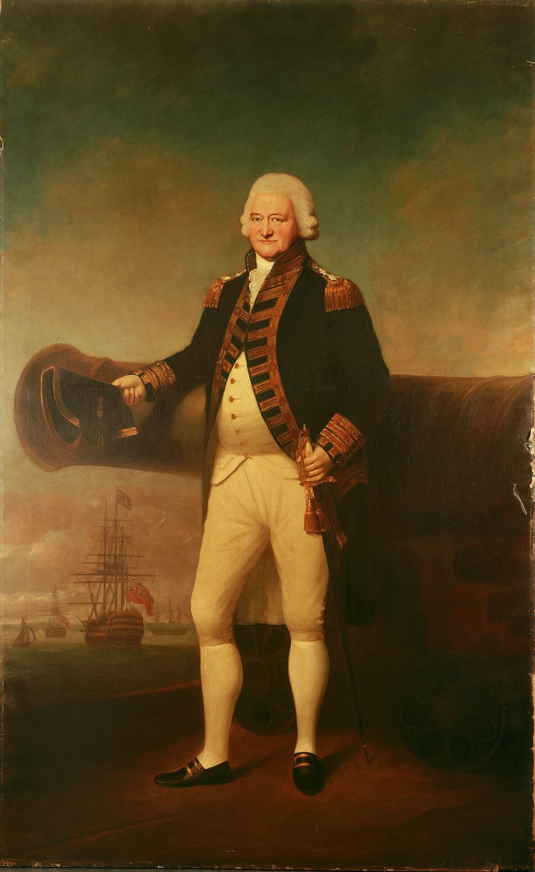 Admirał Sir Peter Parker (1721-1811), ok. 1799 (olej na płótnie) autorstwa Lemuel Francis Abbott