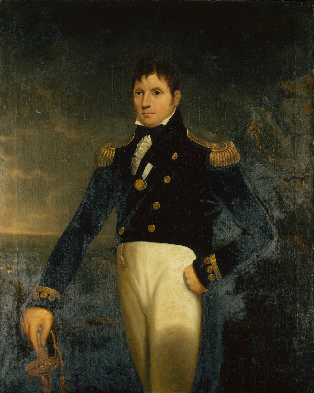 Kontradmirał Sir Eliab Harvey (1758-1830), koniec XVIII - początek XIX wieku (olej na płótnie) autorstwa Lemuel Francis Abbott