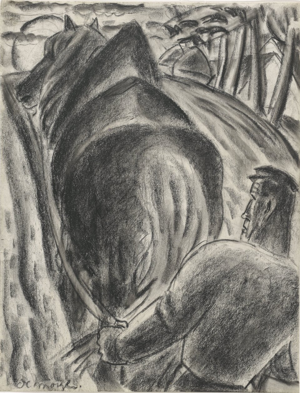 Poranek (tytuł na obiekcie) autorstwa Leo Gestel (signed by artist)