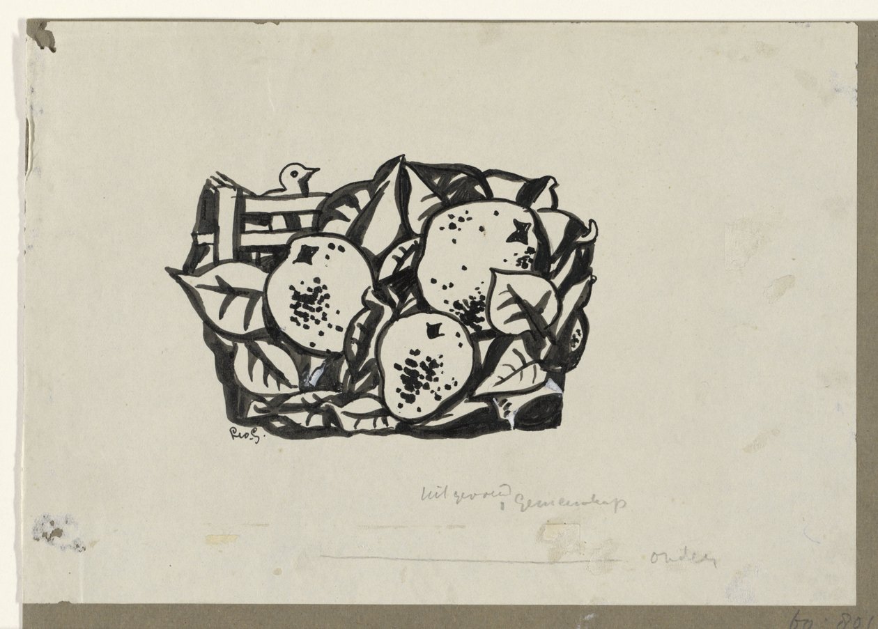 Trzy gruszki autorstwa Leo Gestel (signed by artist)