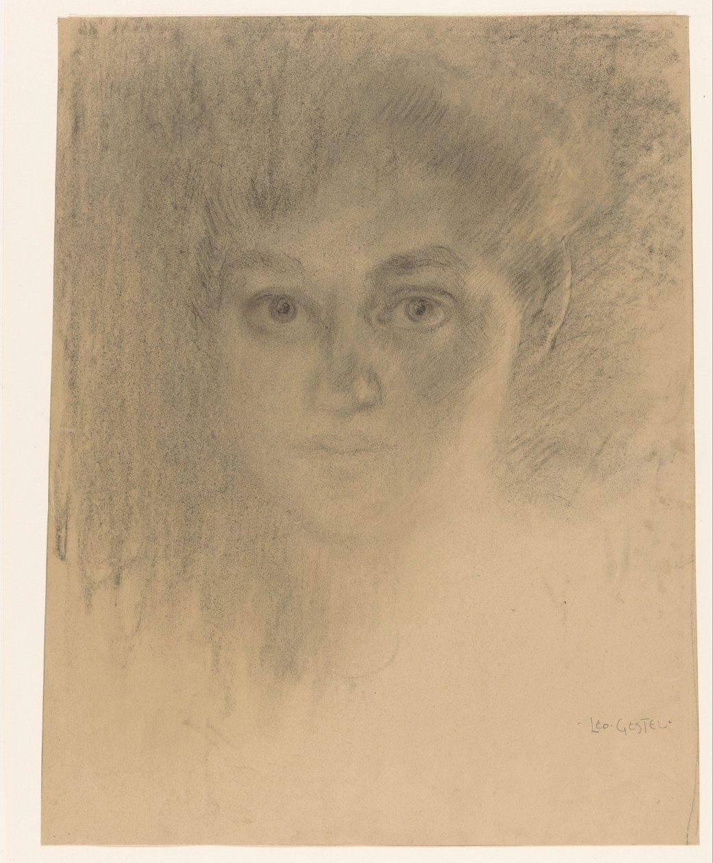 Twarz kobiety autorstwa Leo Gestel (signed by artist)