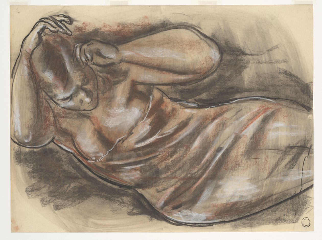 Leżąca nago (tytuł oryginalny) autorstwa Leo Gestel (signed by artist)