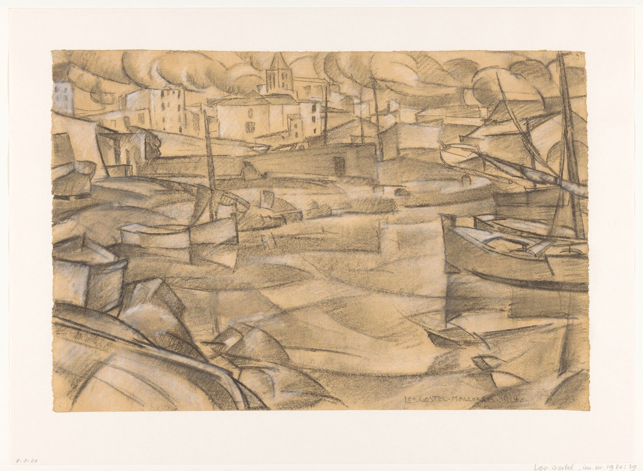 Majorka - 1914 (oryginalny tytuł na obiekcie) autorstwa Leo Gestel (signed by artist)