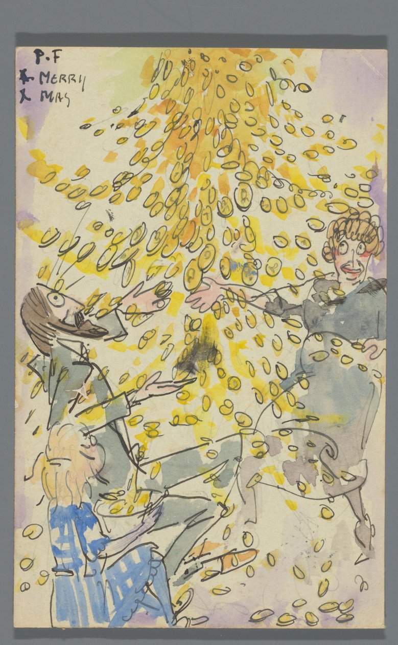Postkarte an Jan Ponstijn autorstwa Leo Gestel