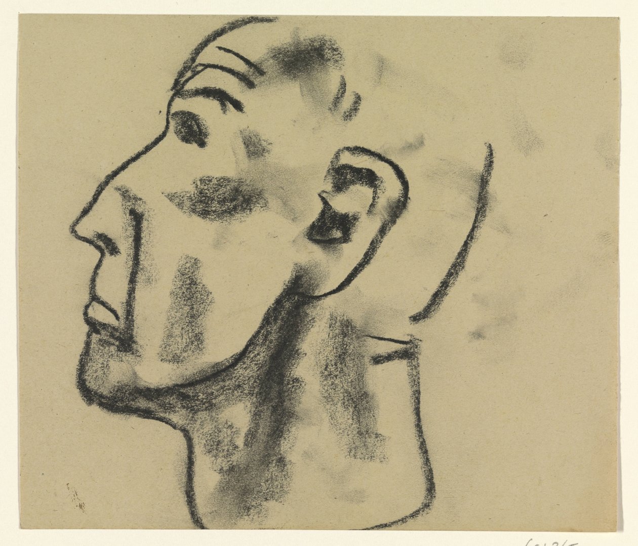 męska głowa autorstwa Leo Gestel