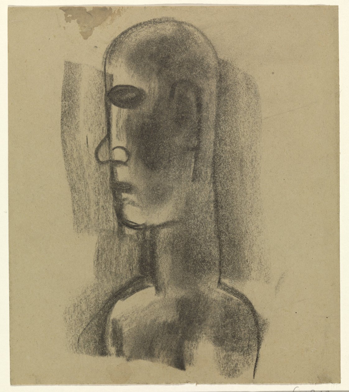 męska głowa autorstwa Leo Gestel