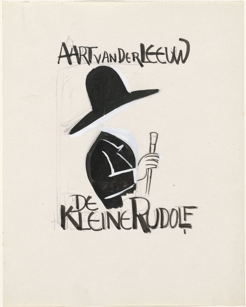 Projekt oprawy dla: Aart van der Leeuw, Mały Rudolf, 1930 autorstwa Leo Gestel