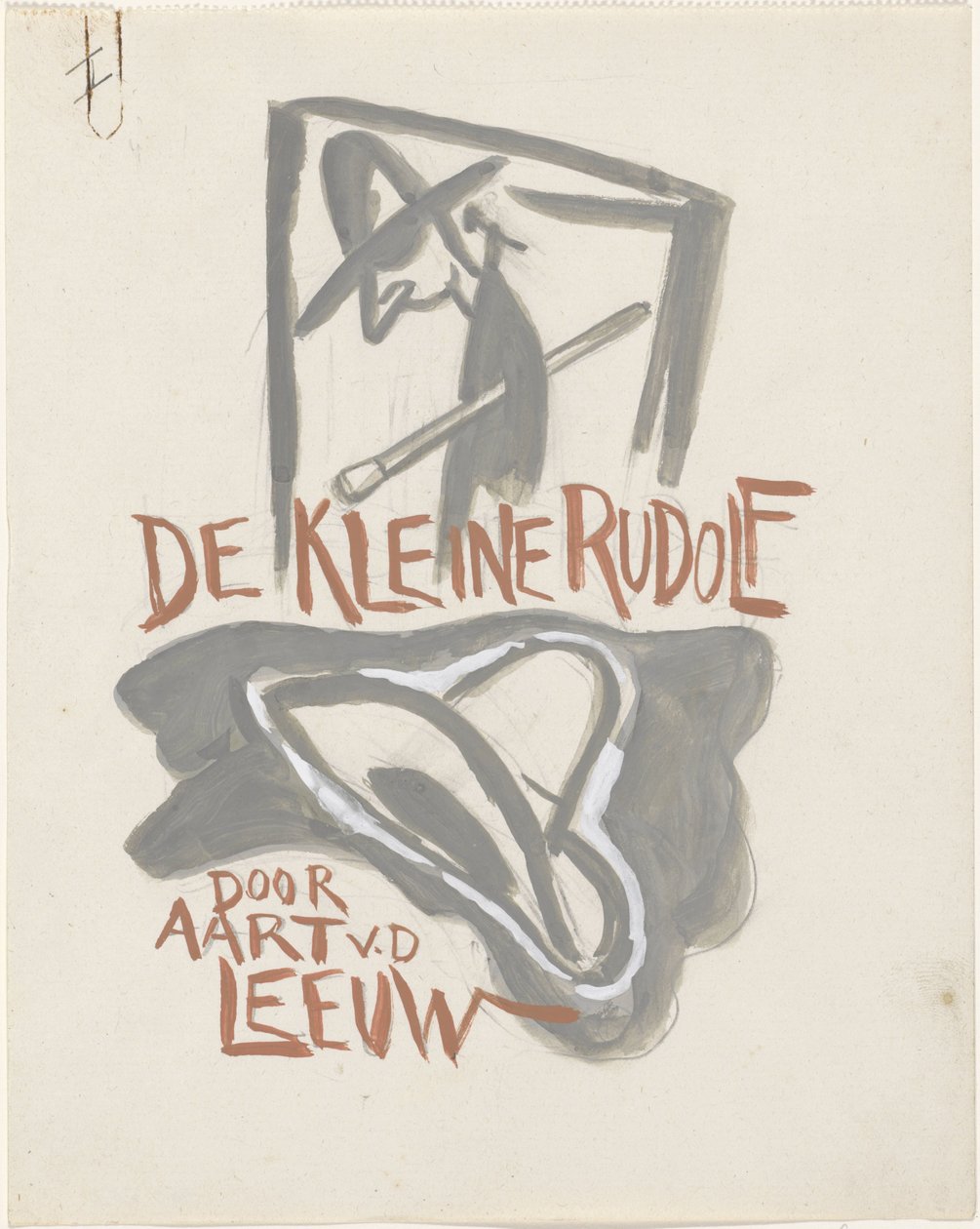 Projekt oprawy dla: Aart van der Leeuw, Mały Rudolf, 1930 autorstwa Leo Gestel