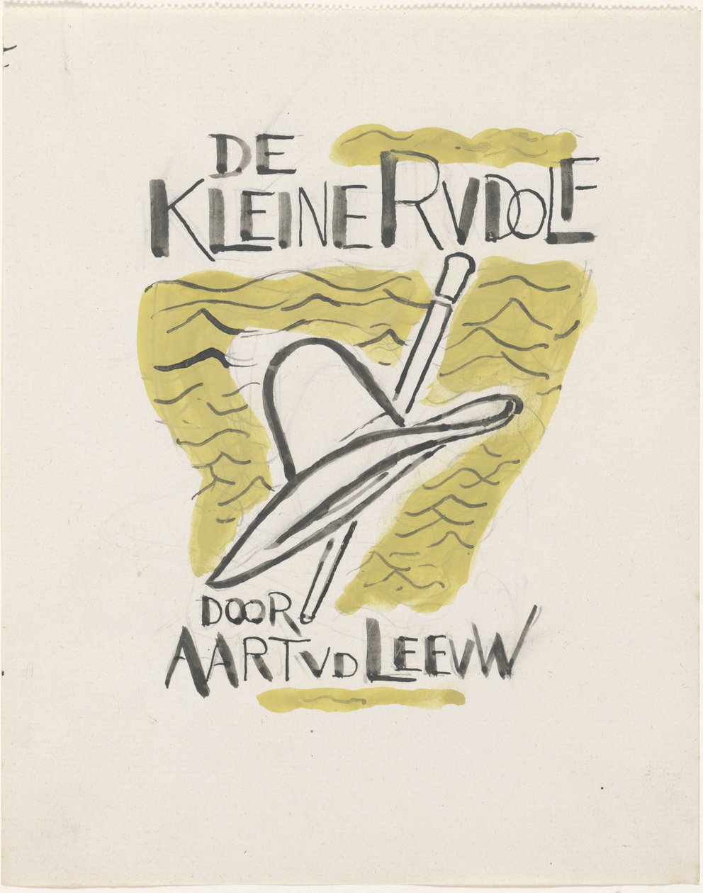 Projekt oprawy dla: Aart van der Leeuw, Mały Rudolf, 1930 autorstwa Leo Gestel