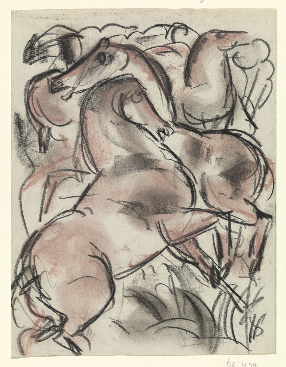Konie w naturze autorstwa Leo Gestel