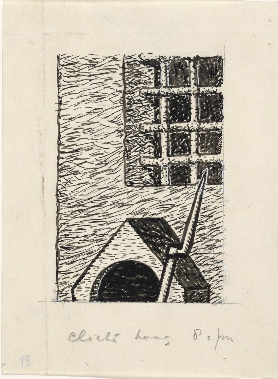 Okno z kratami autorstwa Leo Gestel