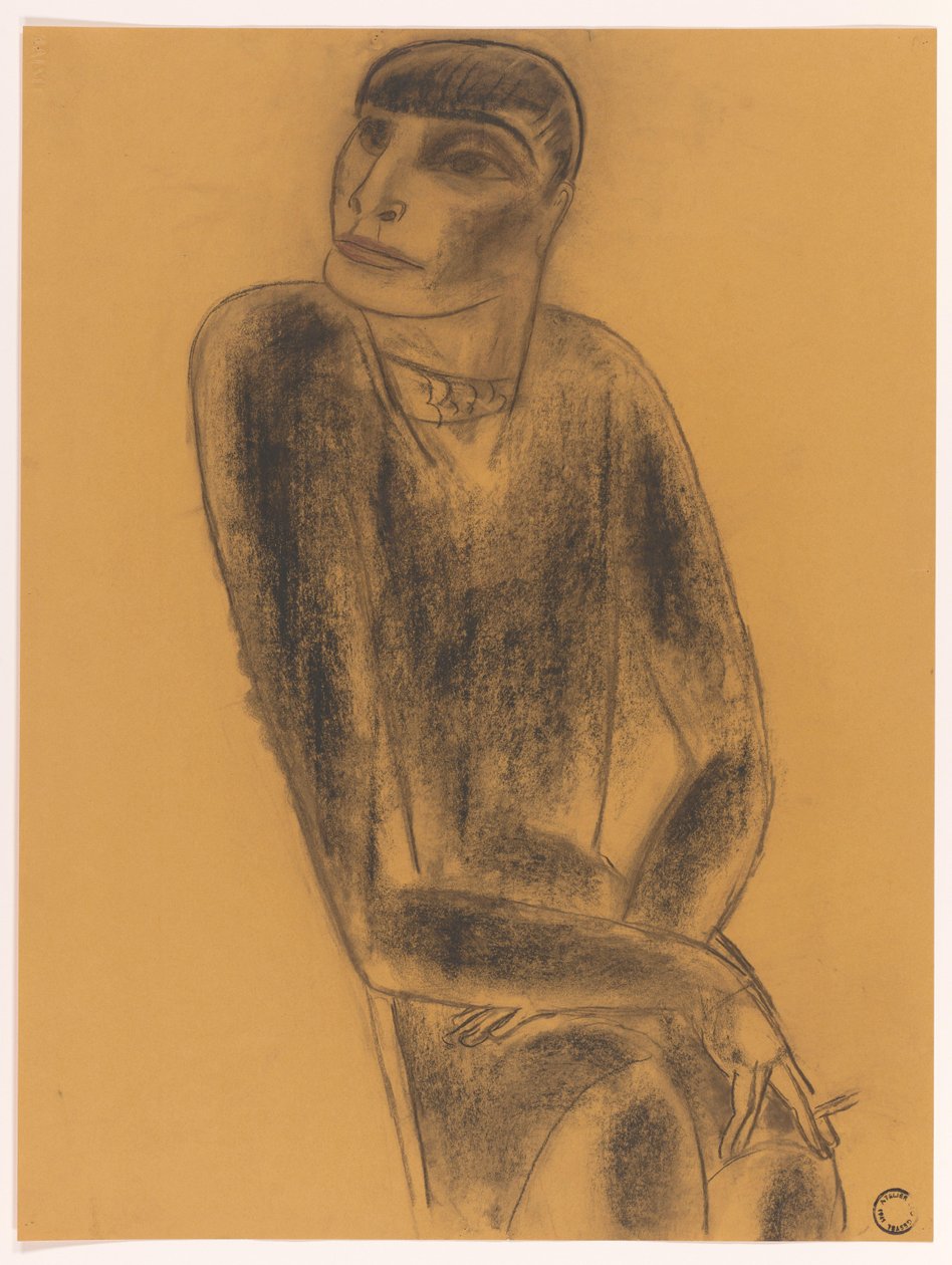 paląca kobieta autorstwa Leo Gestel